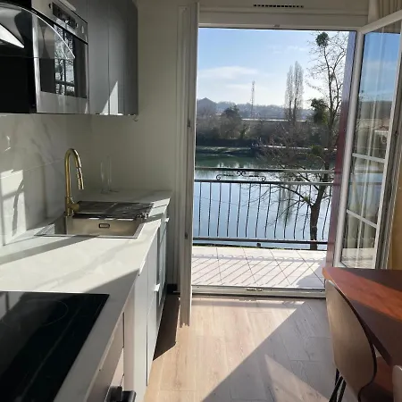 Ambiance Seine, Appartement Lumineux En Bordure De Seine - Chouette Thomery Esterno foto